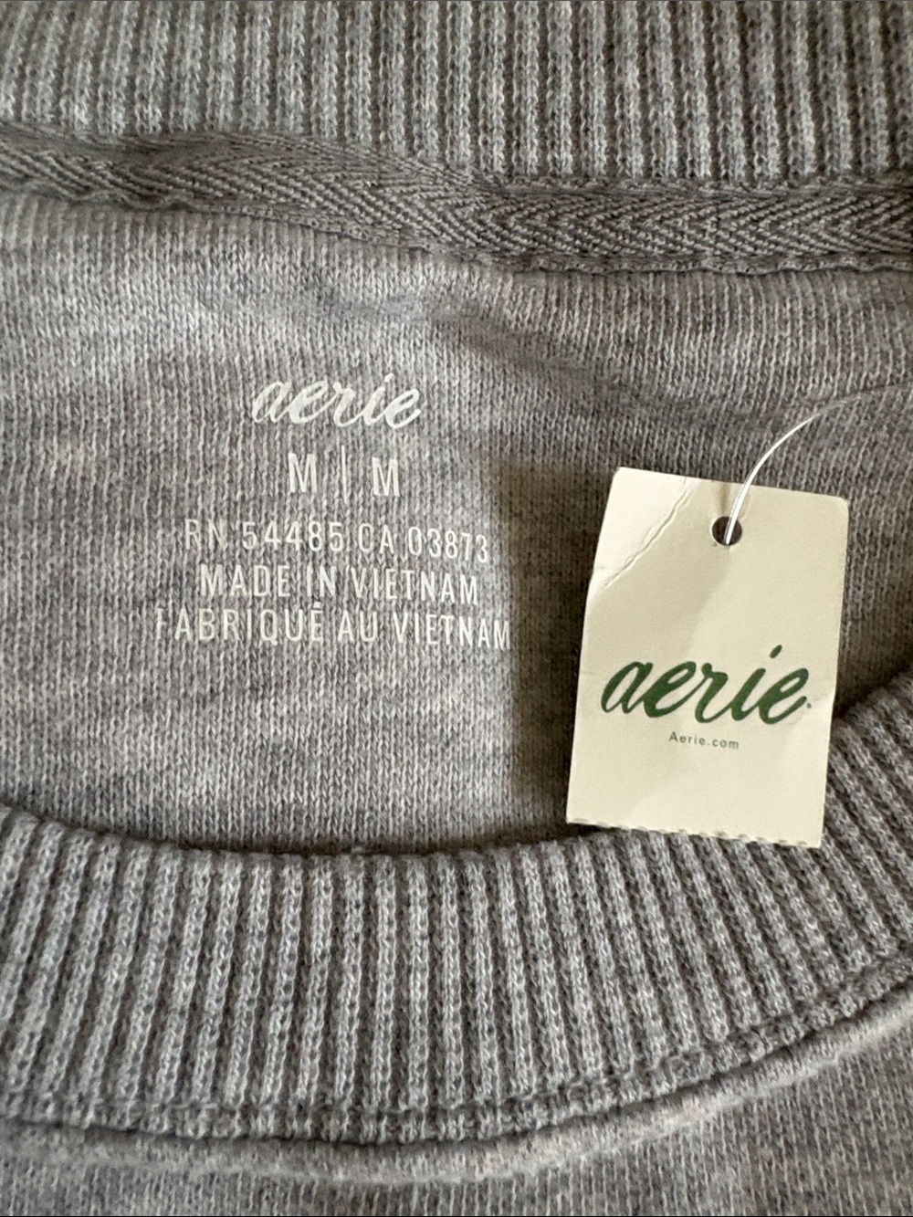 aerie Gray '06' Pullover Sweatshirt - Picture 2 of 7